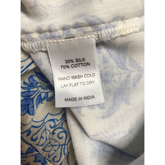 ALICIA BELL Blue & White Off-The-Shoulder Slouch Mini Sundress NWT US SMALL - Picture 13 of 14